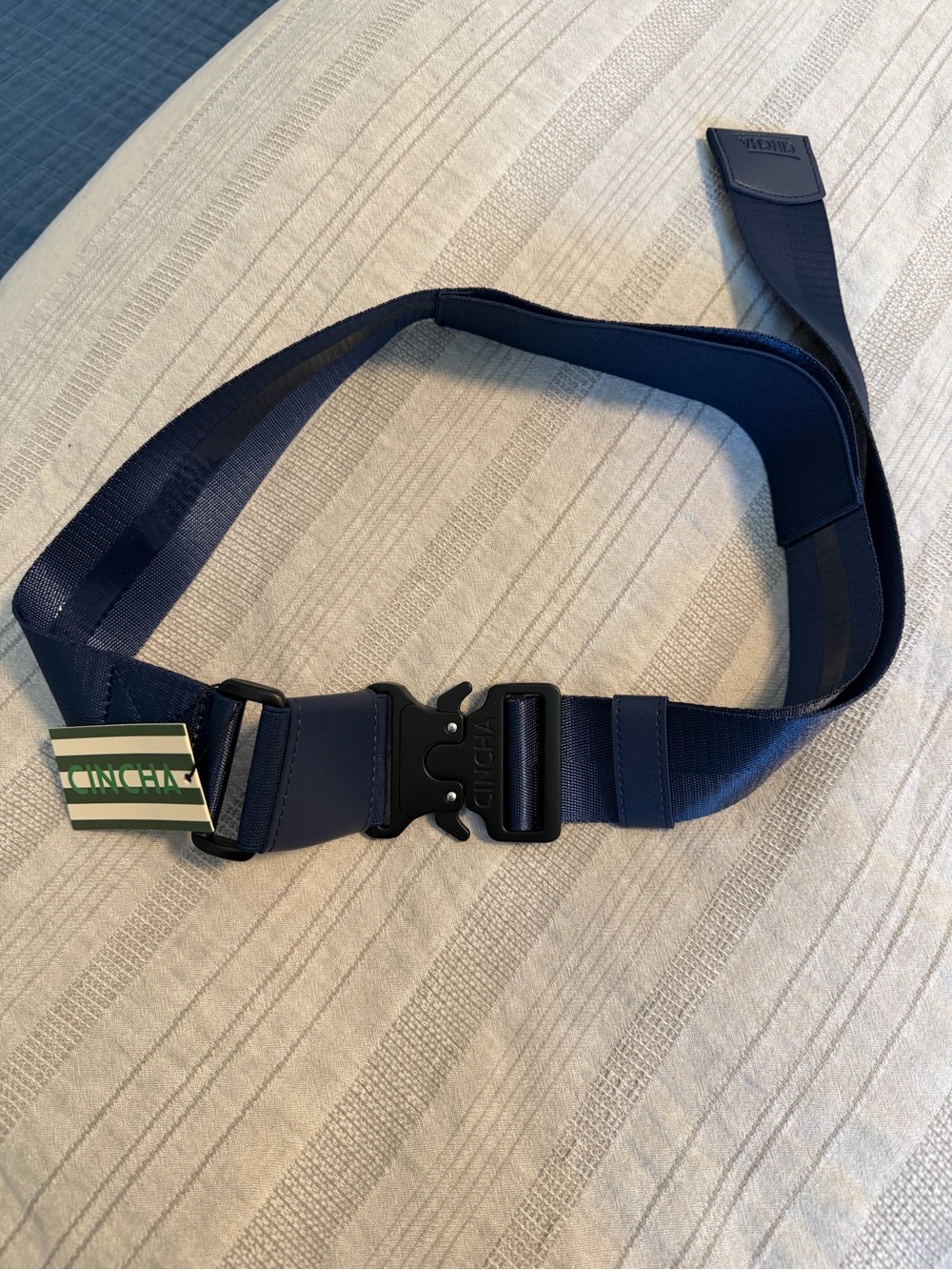 Cincha: Navy Travel Belt NWT!